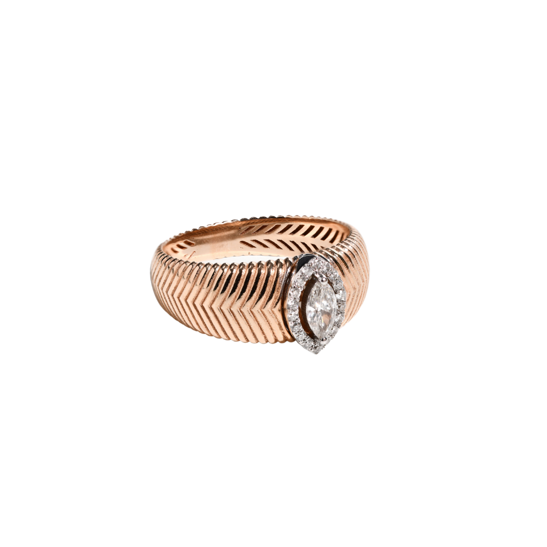 Initial Marquise Ring