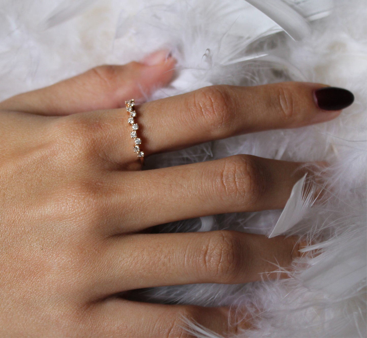 Cross Diamond Ring