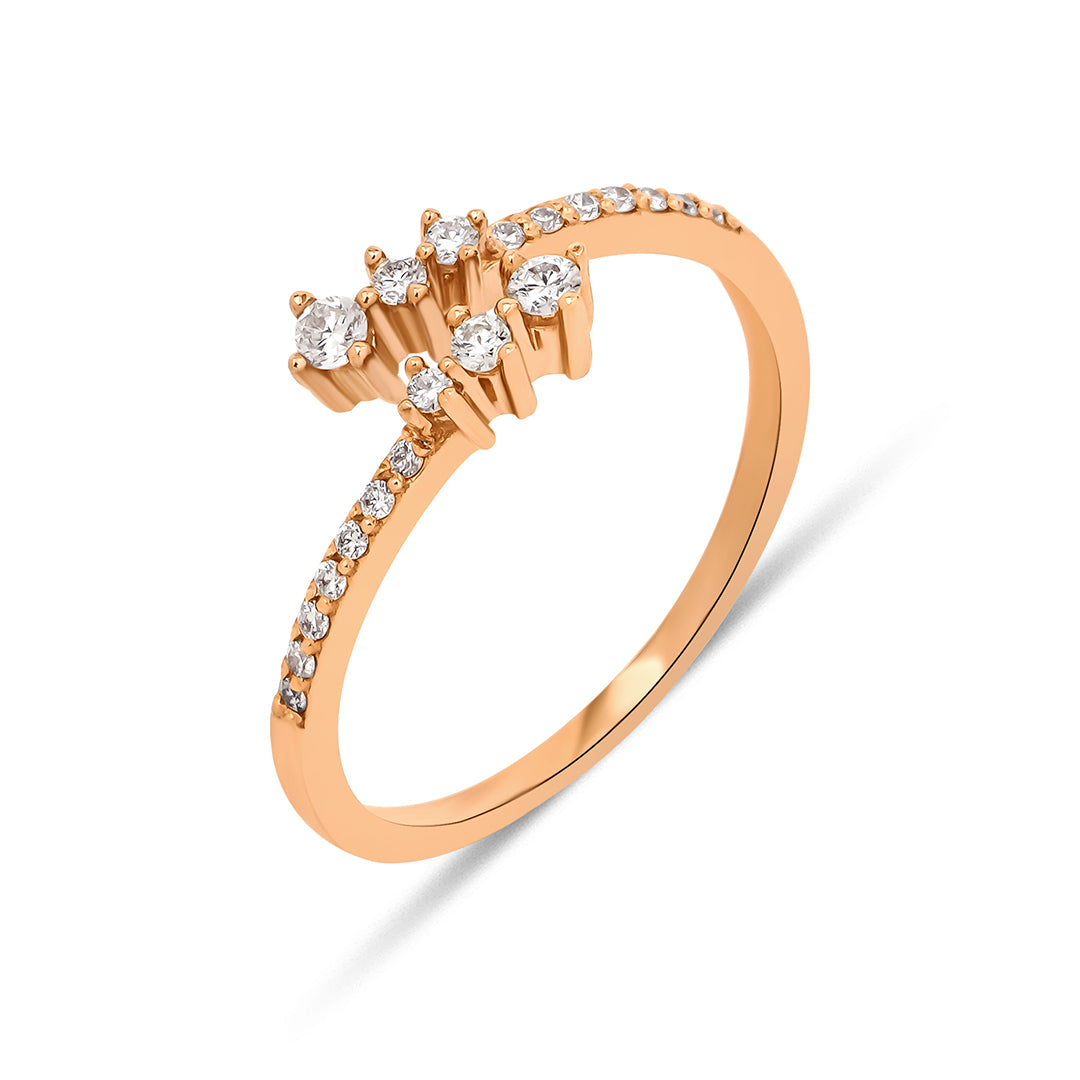Twisted Diamond Yüzük