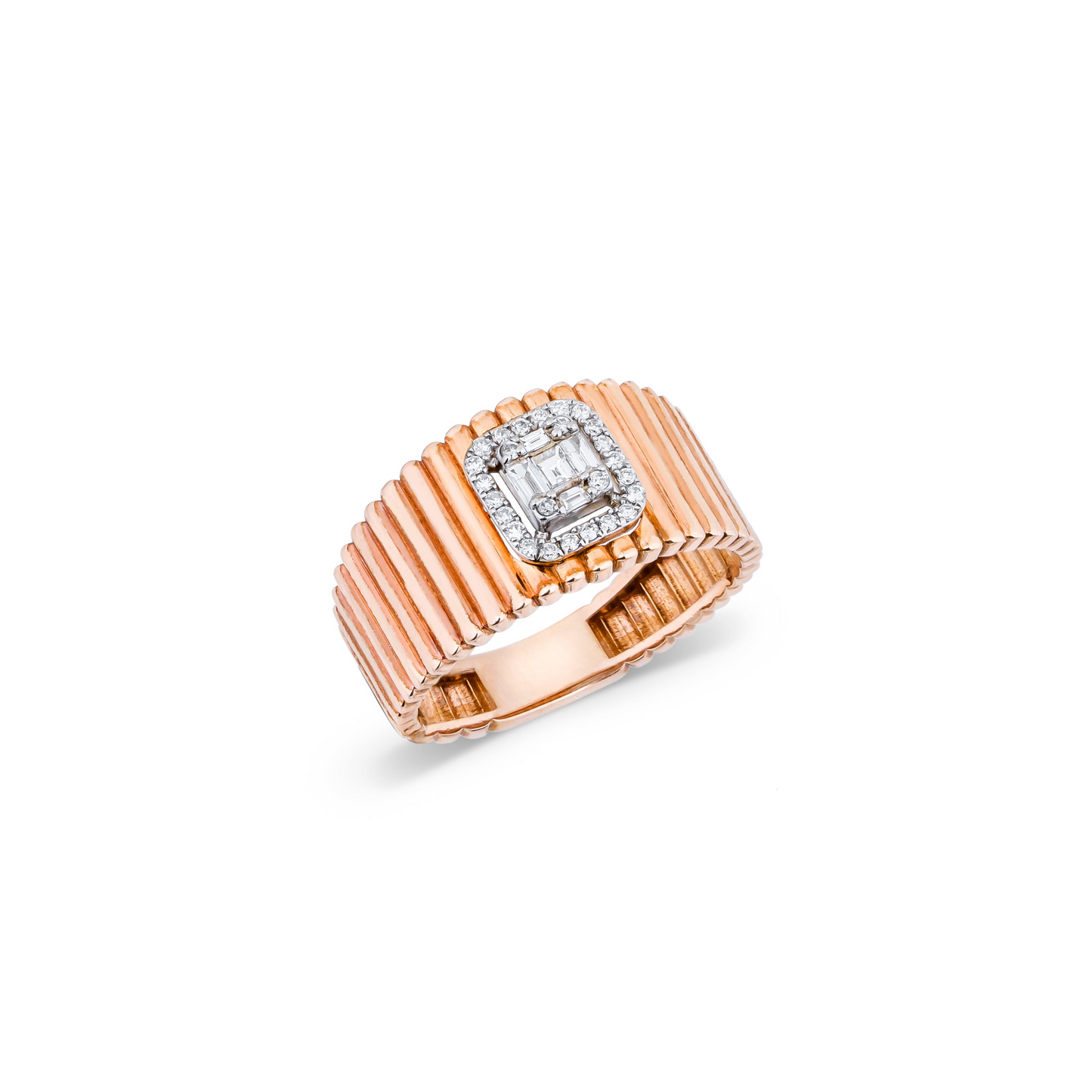 Ala Fine Jewelry-Baguette Gold Yüzük