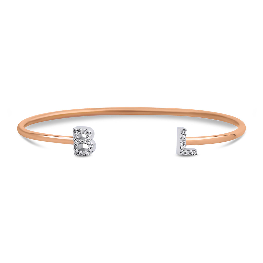 Twin Letter Bracelet