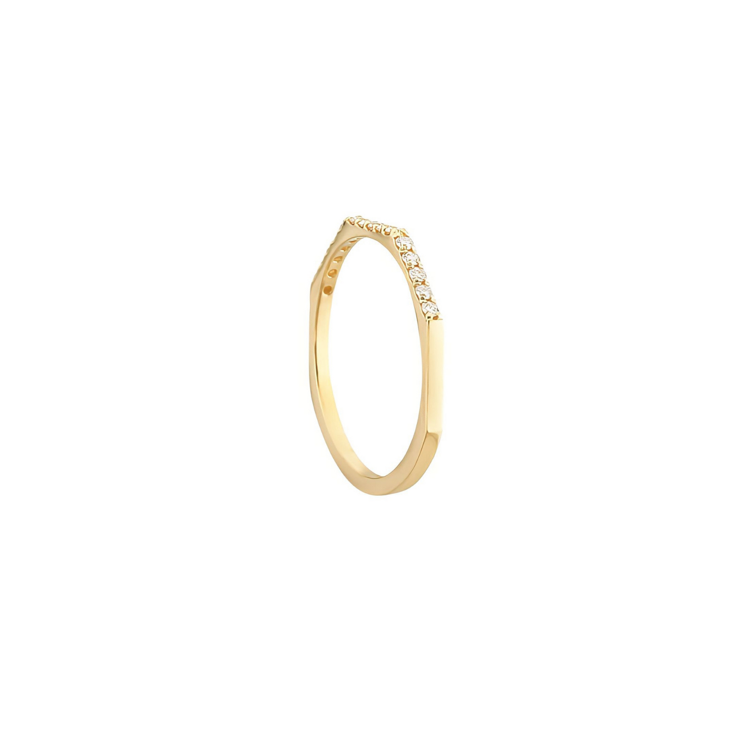 Rhombus Diamond Ring