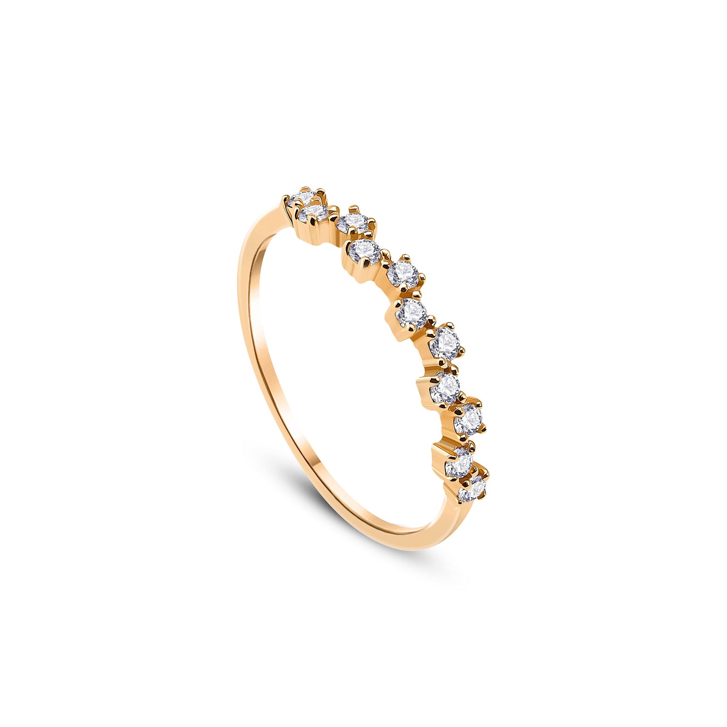 Cross Diamond Ring