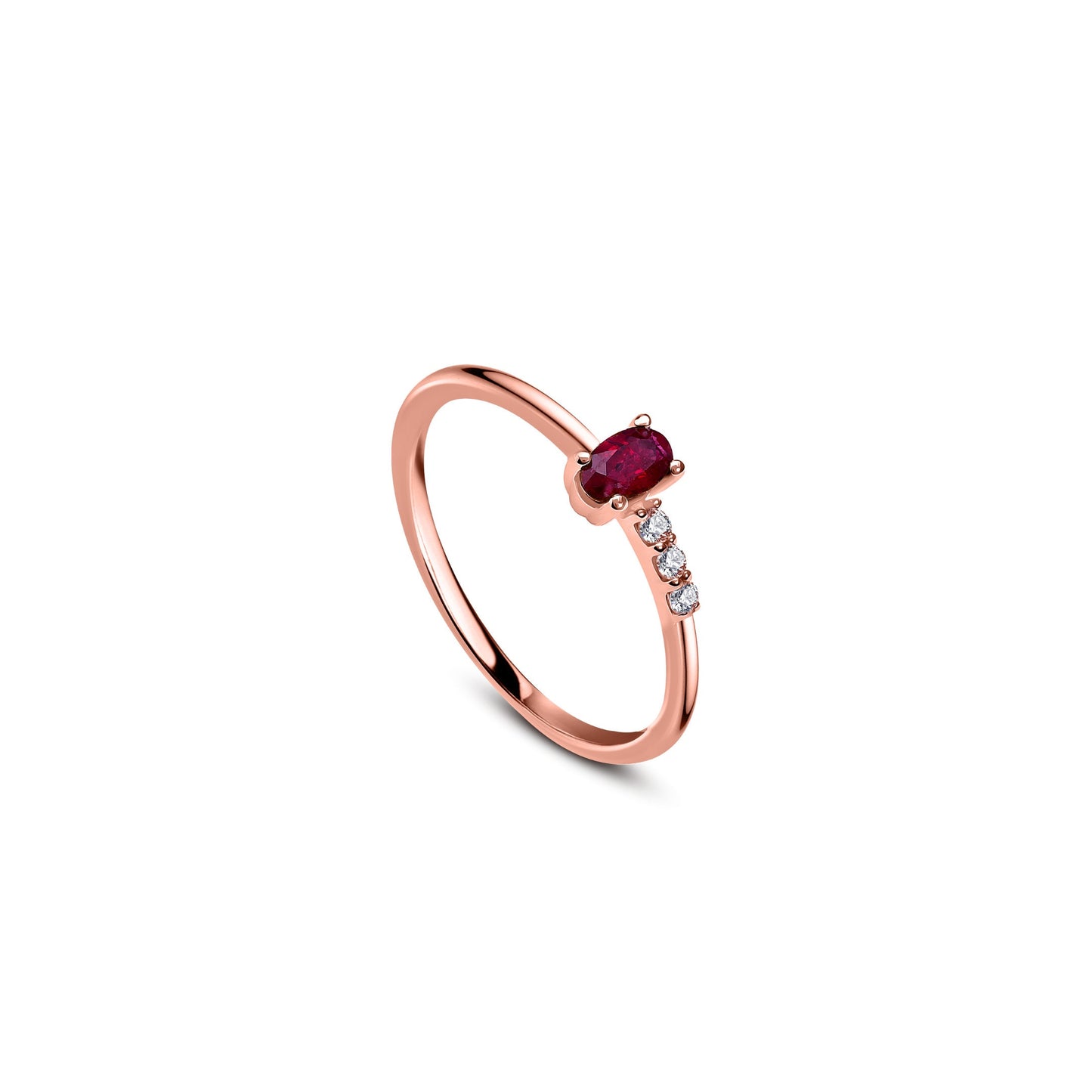 Oval Ruby Ring