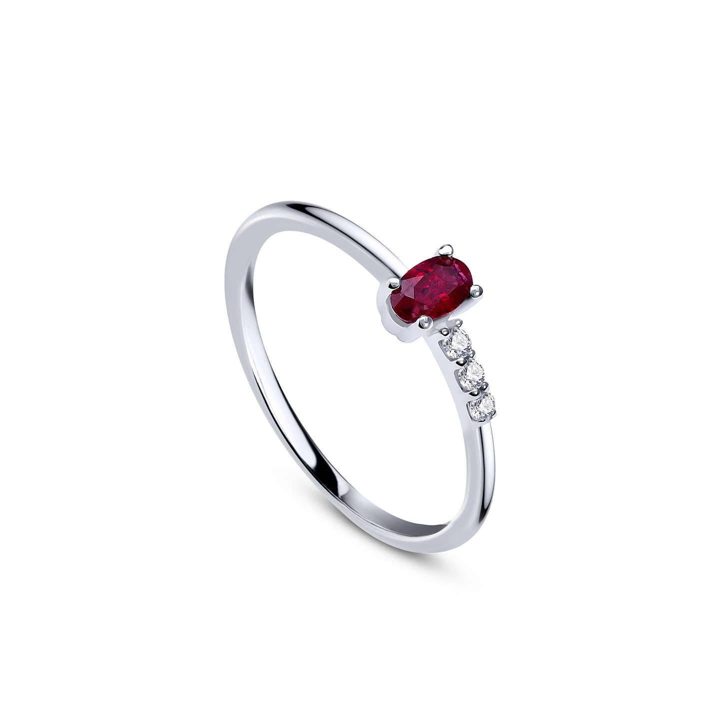 Oval Ruby Ring
