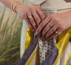 Shine it Yüzük - 0.31 ct pırlanta modern tasarım 14K altın yüzük parmakta görünümü