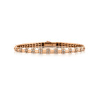 Serial pırlanta bileklik 14K altın - ürün detay görünümü