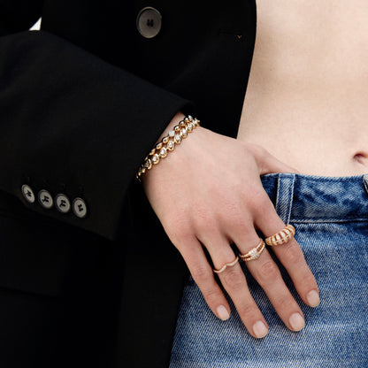 Angle Yüzük - 0.13 ct E-VS pırlanta detay görünümü"