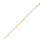 Button Bileklik detay görünümü - 14K altın pırlanta bileklik