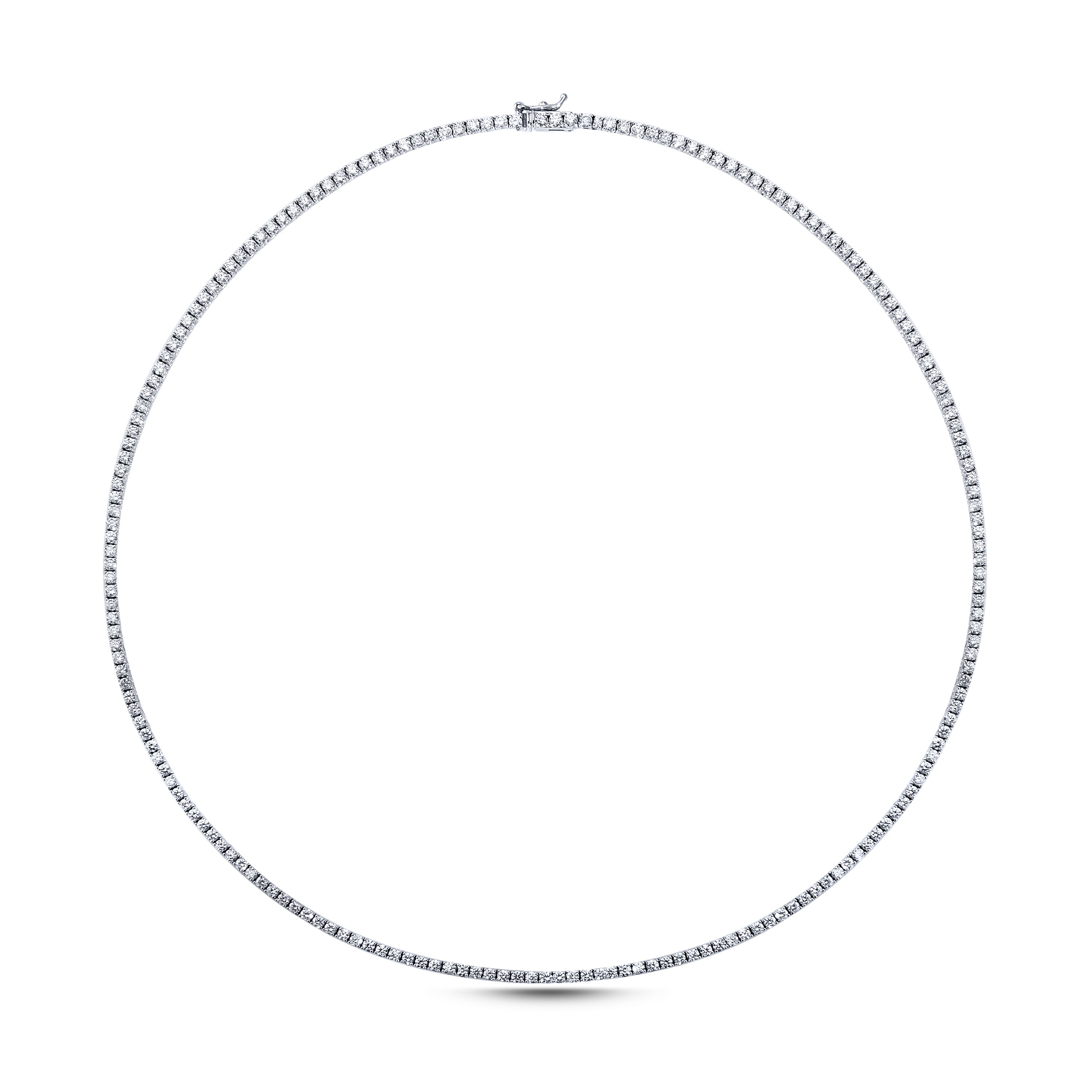 4.90 ct E-VS pırlanta taşlı 14K altın tamtur suyolu kolye