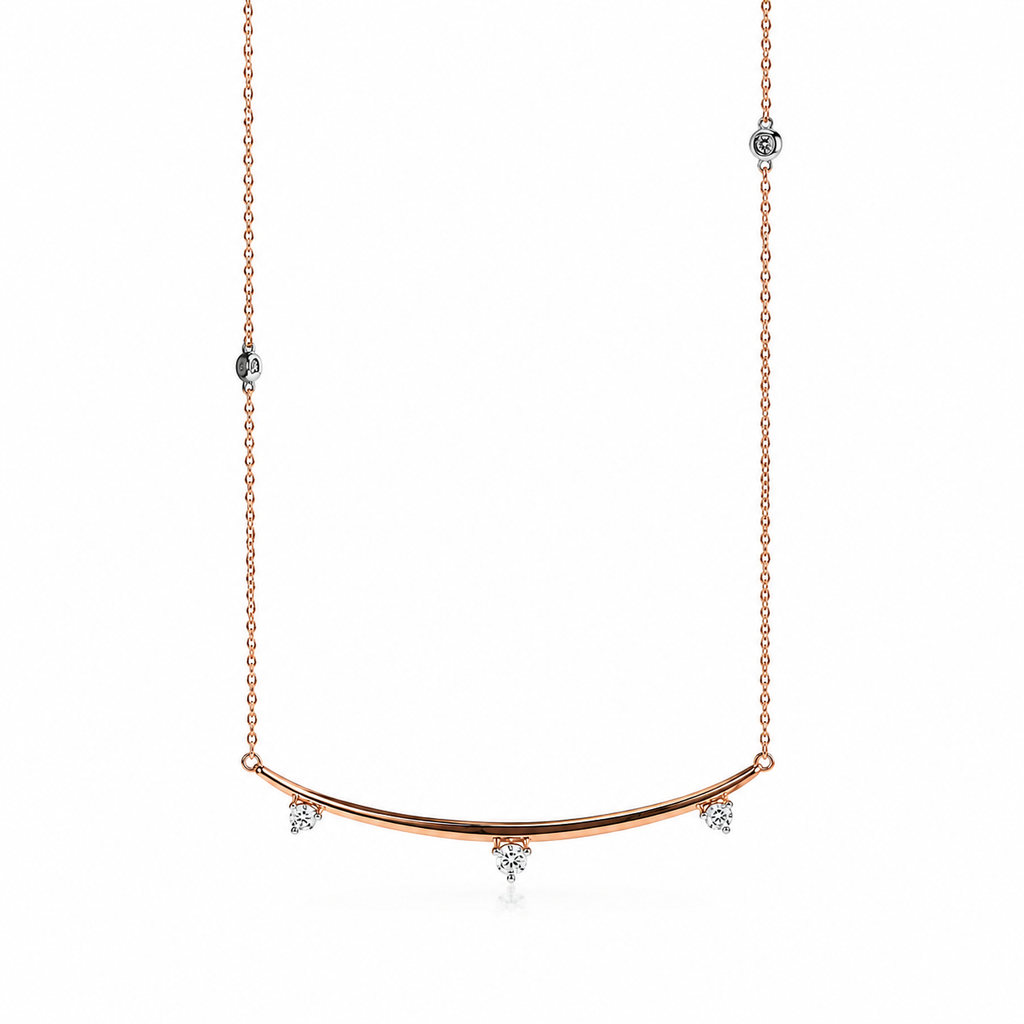 Arc Diamond Necklace