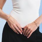 Bone Path pırlanta bileklik detay görünümü, 14K altın üzerinde göz alıcı pırlanta tasarım