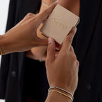 Bols erkek bileklik 14K beyaz altın - bilek üzerinde görünüm