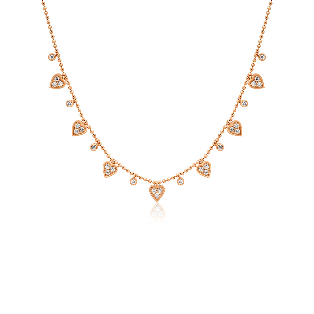 Eros 14K altın kolye 0.55 ct E-VS pırlanta kişiye özel üretim - Ala Fine Jewelry