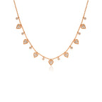 Eros 14K altın kolye 0.55 ct E-VS pırlanta kişiye özel üretim - Ala Fine Jewelry