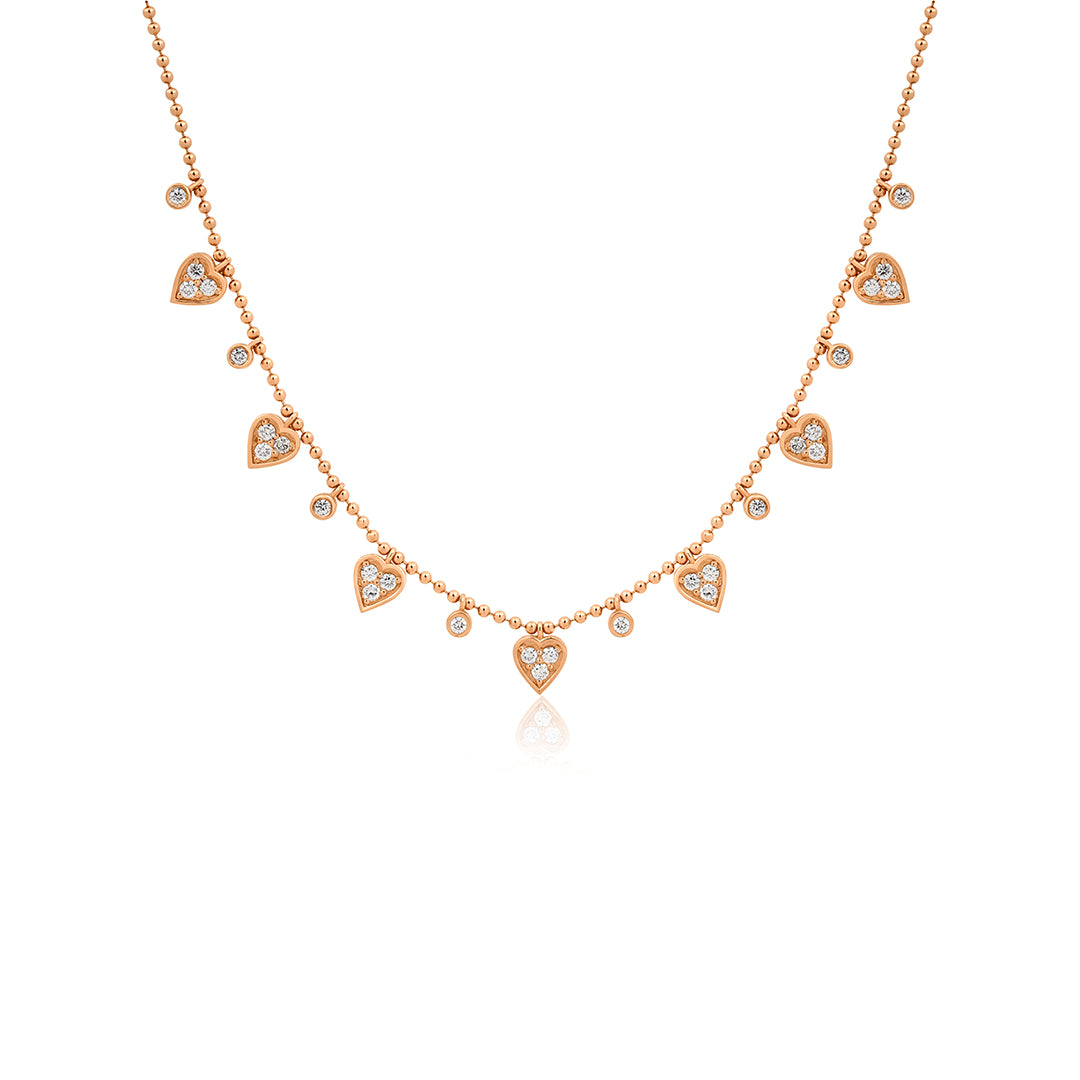 Eros 14K altın kolye 0.55 ct E-VS pırlanta kişiye özel üretim - Ala Fine Jewelry