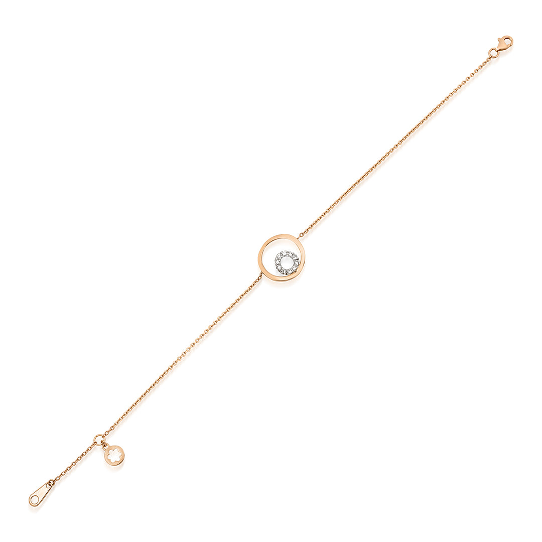 Unend pırlanta bileklik 14K altın - ürün detay görünümü