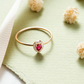 Tear Drop Diamond Ring