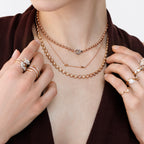 Unity Bubble Kolye - 0.12 ct E-VS pırlanta detay görünümü