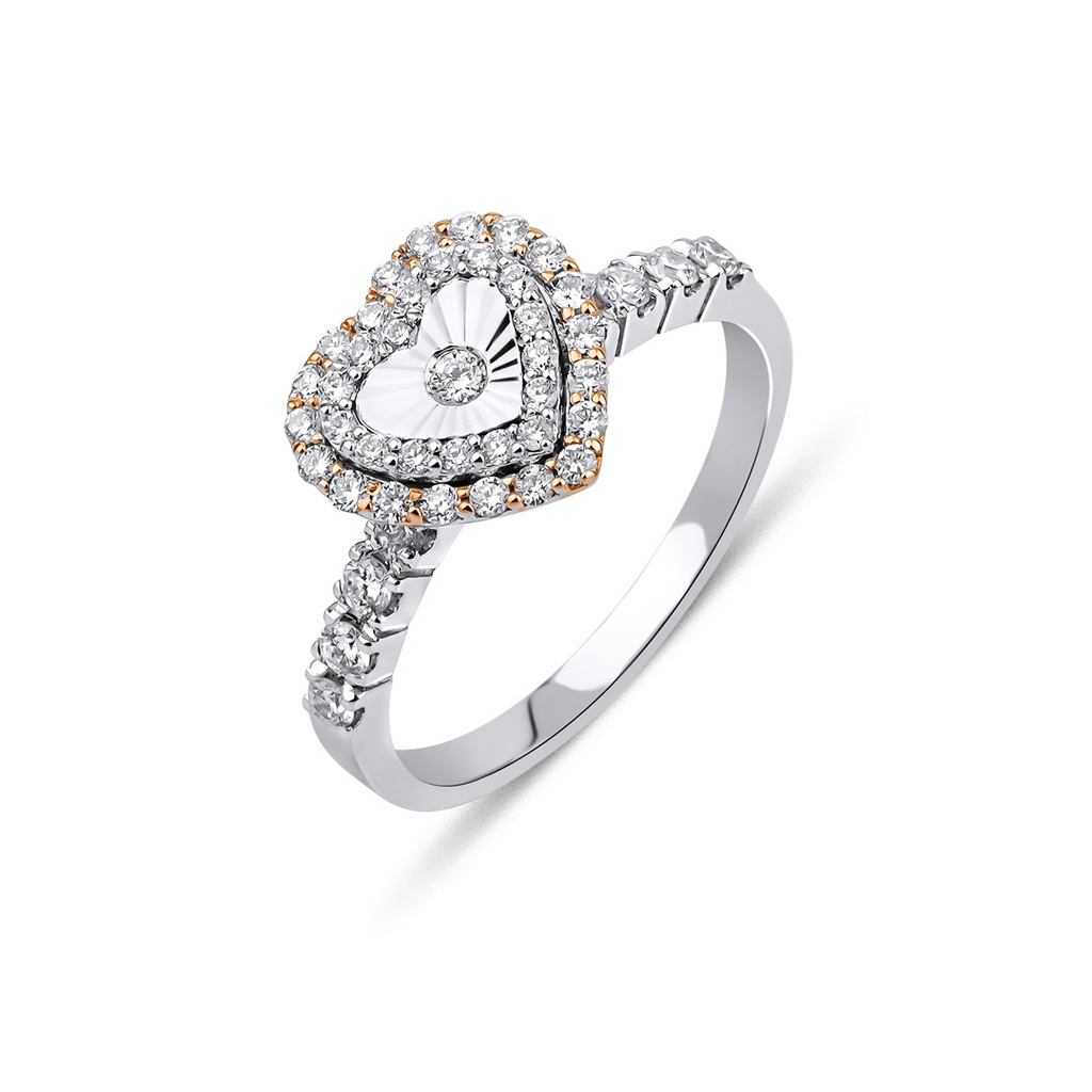 Valentine's Yüzük detay görünümü - 14K altın pırlanta yüzük