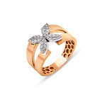 Bloom 14K altın yüzük 0.22 ct E-VS baget pırlanta - Ala Fine Jewelry