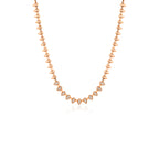 14K altın Beast kolye, 0.76 ct E-VS pırlanta taşlı, zarif tasarım