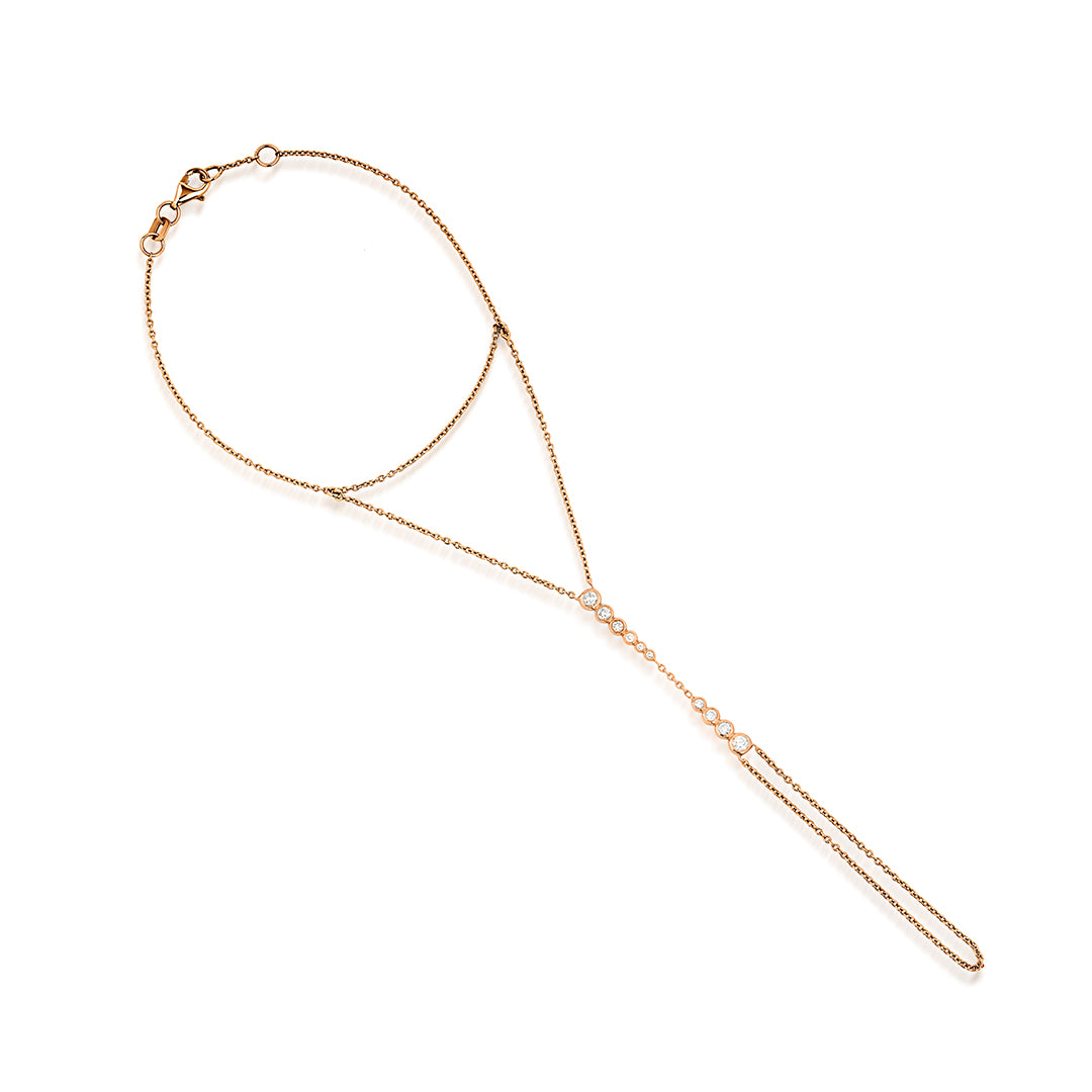 Flow Şahmeran 14K altın pırlanta şahmeran, zarif tasarım, 0.21 ct E-VS pırlanta detayları