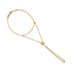 Torturo Şahmeran 14K altın pırlanta bileklik, zarif tasarım, 0.12 ct E-VS pırlanta detayları