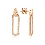 Regard 14K altın küpe 0.58 ct E-VS pırlanta - Ala Fine Jewelry