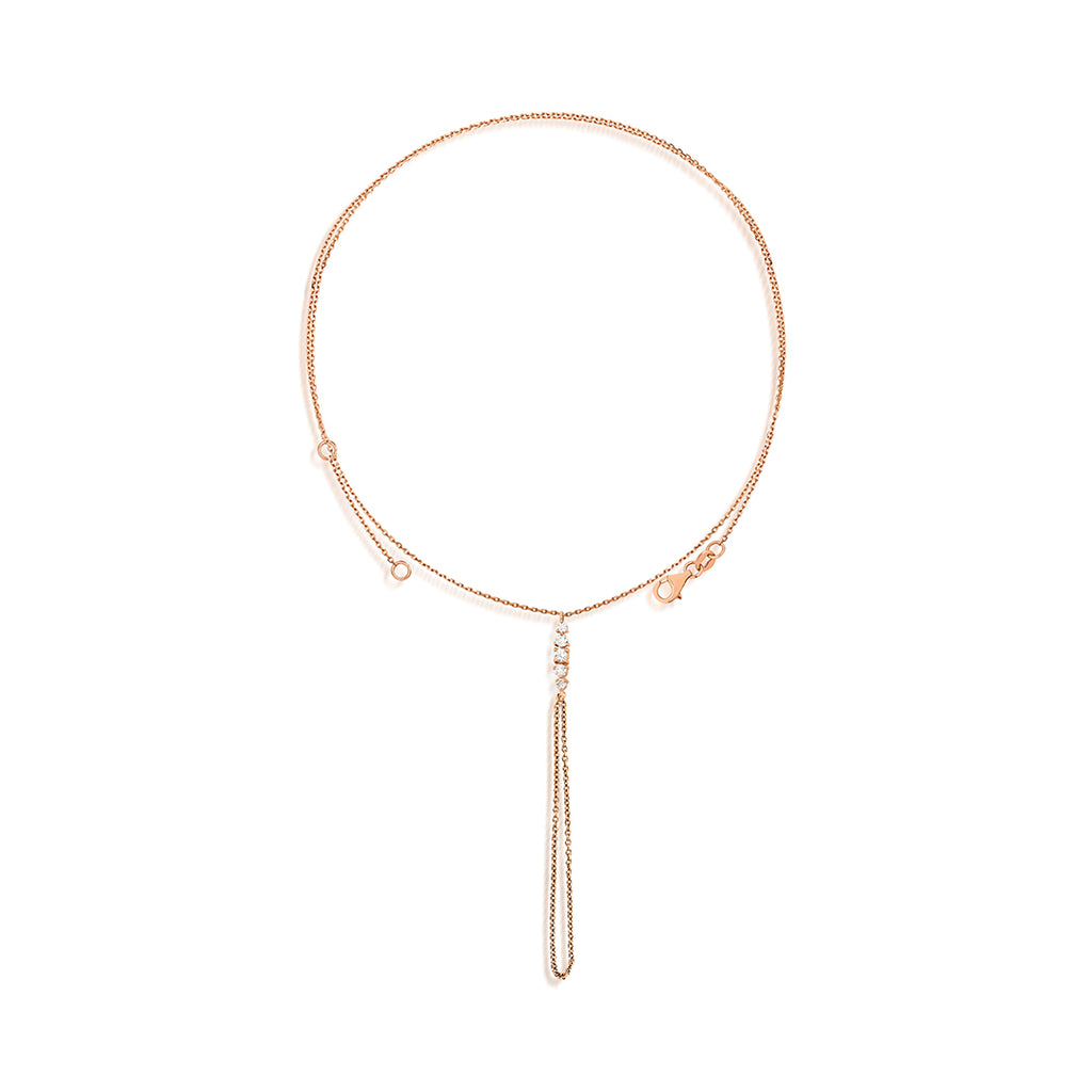 Seren Şahmeran kolye detay görünümü, 0.19 ct E-VS pırlanta işlemeli tasarım