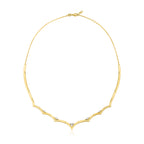 Solaria Kolye 0.26 ct pırlanta 14K altın görünüm