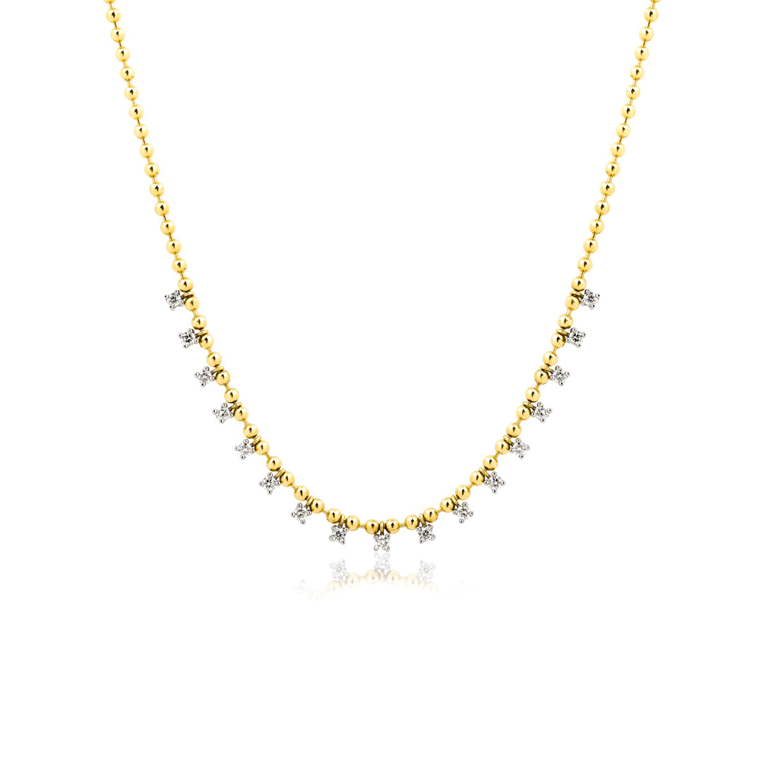 Diamond Drift Kolye 1.37 ct pırlanta 14K altın yıldız temalı lüks tasarım