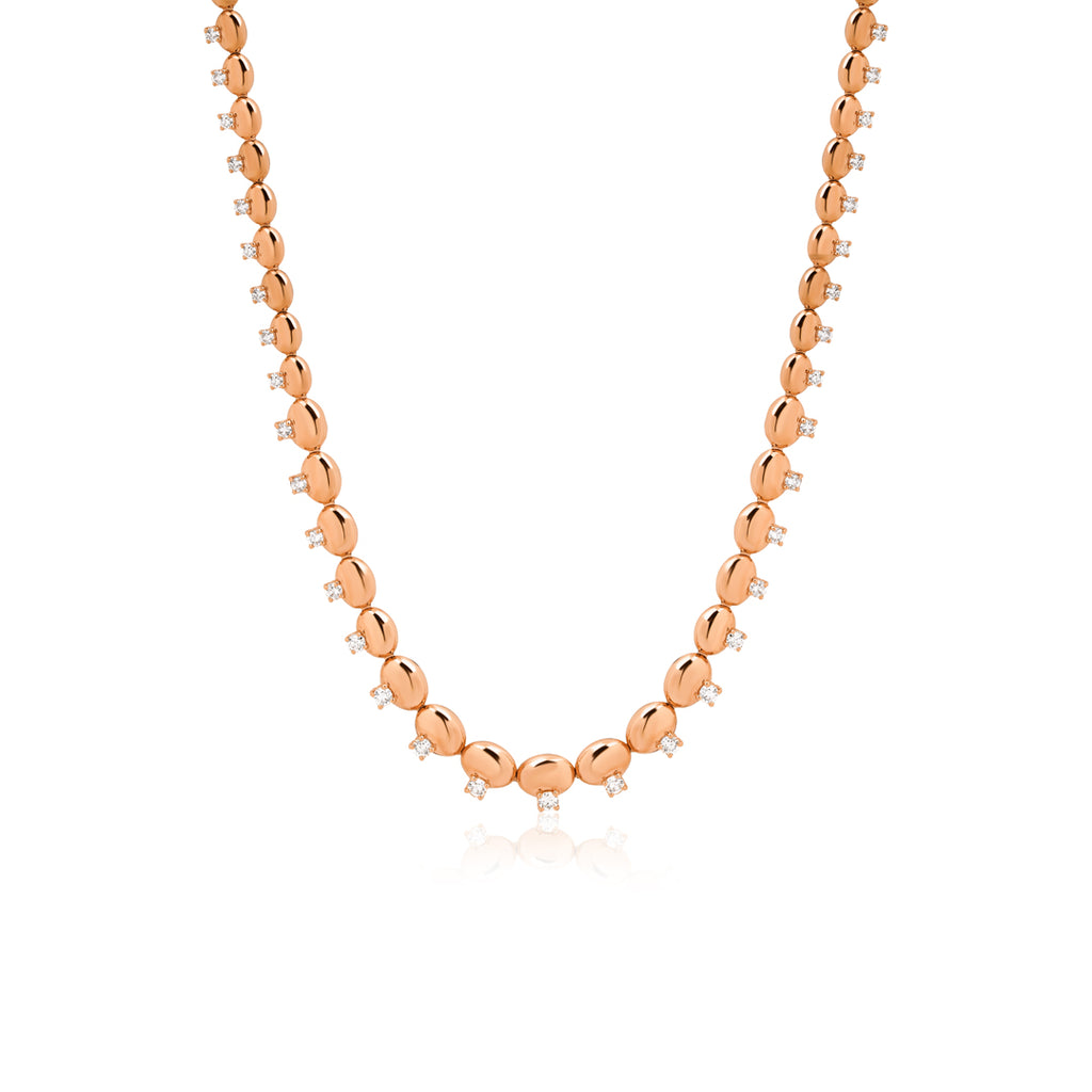 Aura Kolye - 14K altın pırlanta kolye ön görünüm