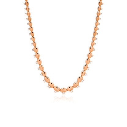 Aura Kolye - 14K altın pırlanta kolye ön görünüm