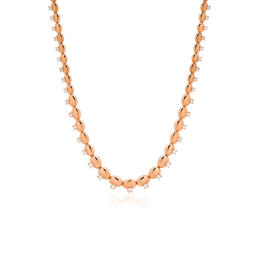 Aura Kolye - 14K altın pırlanta kolye ön görünüm