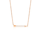 Orbit Kolye - 14K altın pırlanta kolye ön görünüm