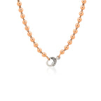 Unity Bubble Kolye - 14K altın pırlanta kolye ön görünüm