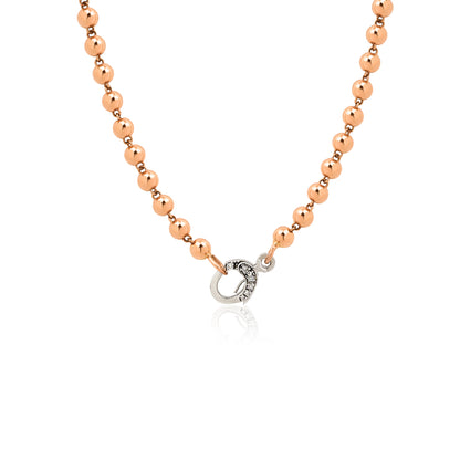 Unity Bubble Kolye - 14K altın pırlanta kolye ön görünüm