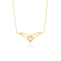 Celeste Kolye 0.28 ct pırlanta 14K altın yıldız temalı tasarım