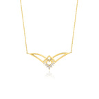 Celeste Kolye 0.28 ct pırlanta 14K altın yıldız temalı tasarım