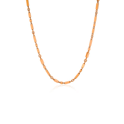 Recta Kolye - 14K altın pırlanta kolye ön görünüm