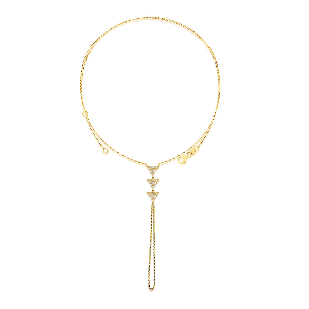 Trinity Şahmeran Kolye 0.43 ct pırlanta 14K altın güçlü tasarım