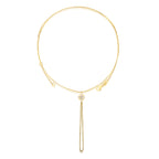 Crowned Fleur Şahmeran 0.32 ct pırlanta 14K altın taç detaylı