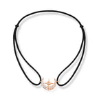 Moonbound 14K altın ipli bileklik pırlanta hilal ve yıldız figürlü - Ala Fine Jewelry