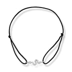 Serpent Flow 14K altın ipli bileklik pırlanta yılan figürlü - Ala Fine Jewelry