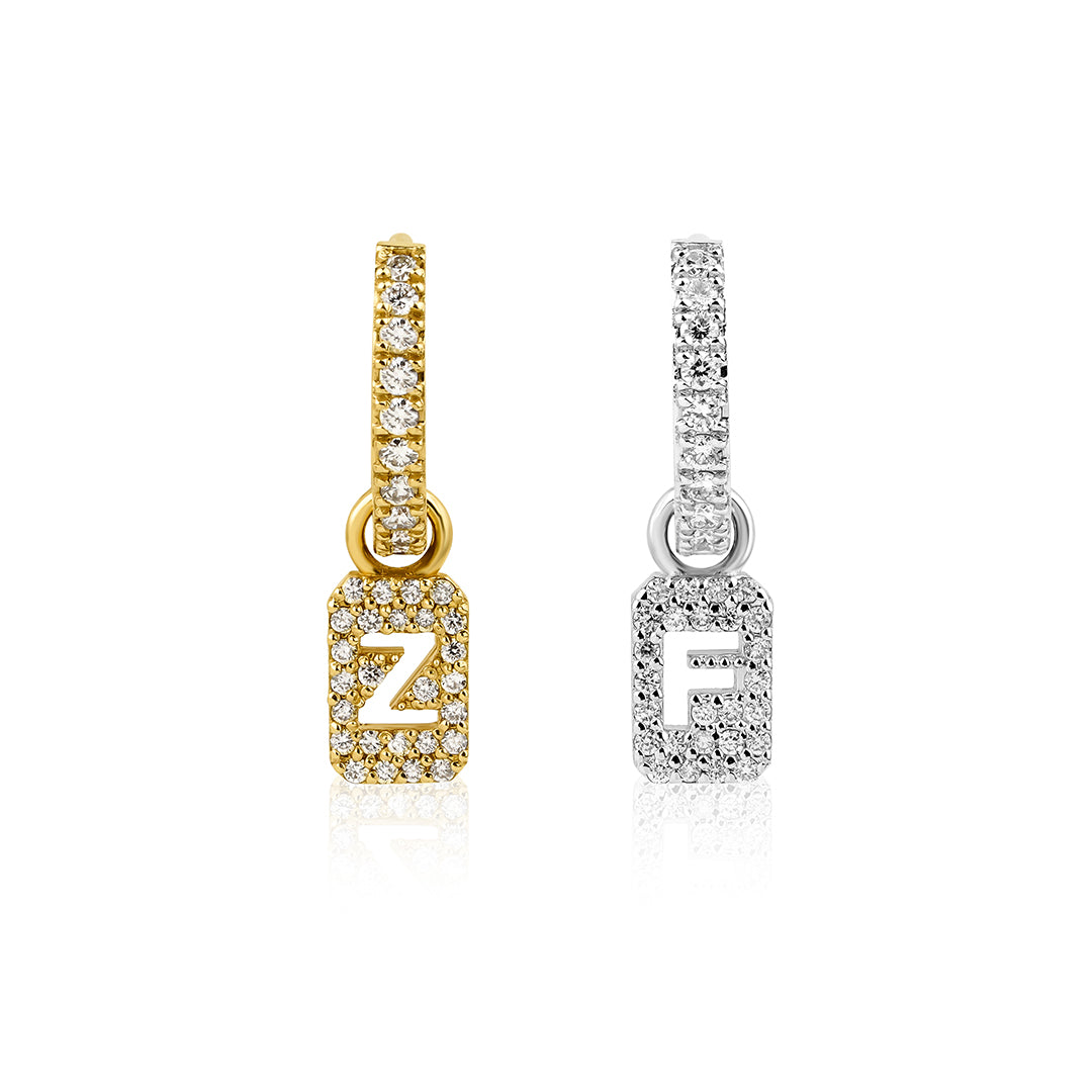 Charm Letter Earring