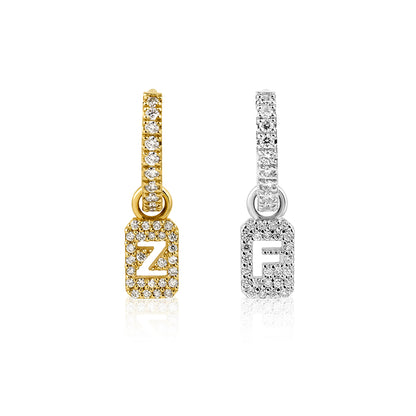 Charm Letter Earring