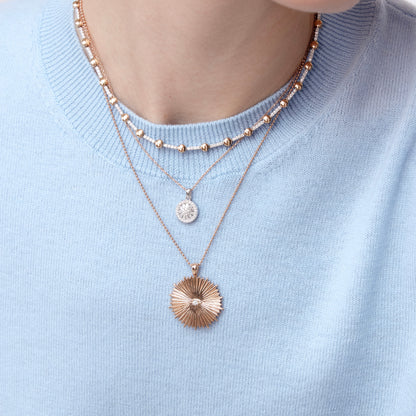 Trapia Kolye - 0.37 ct E-VS pırlanta detay görünümü