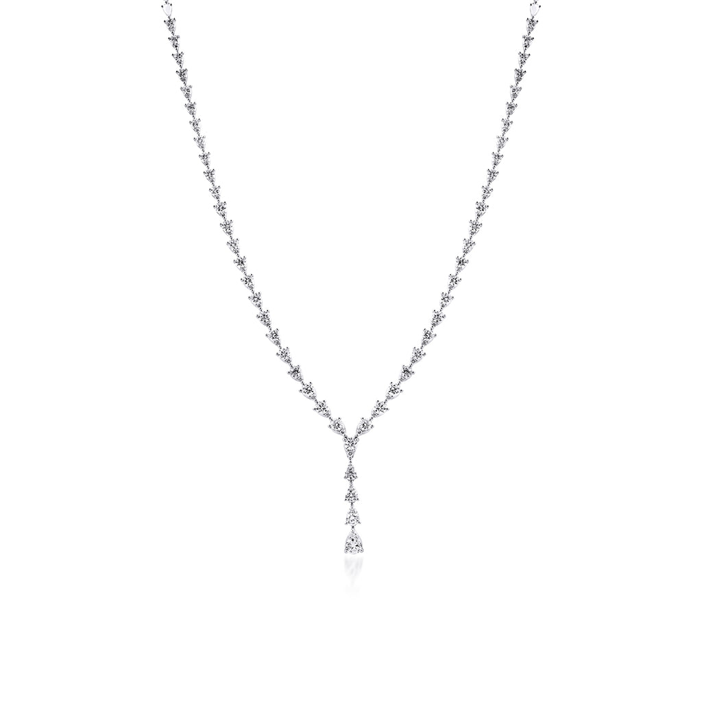 Majesty 5.27 ct E-VS pırlanta taşlı 18K altın gerdanlık kolye