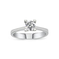 0.75 ct F-SI2 HRD sertifikalı pırlanta tektaş yüzük 14K altın